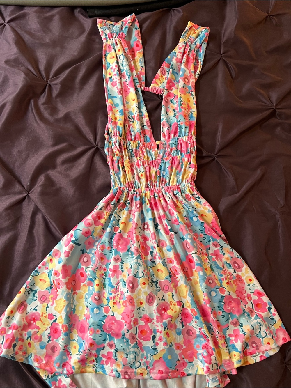 Short floral dress